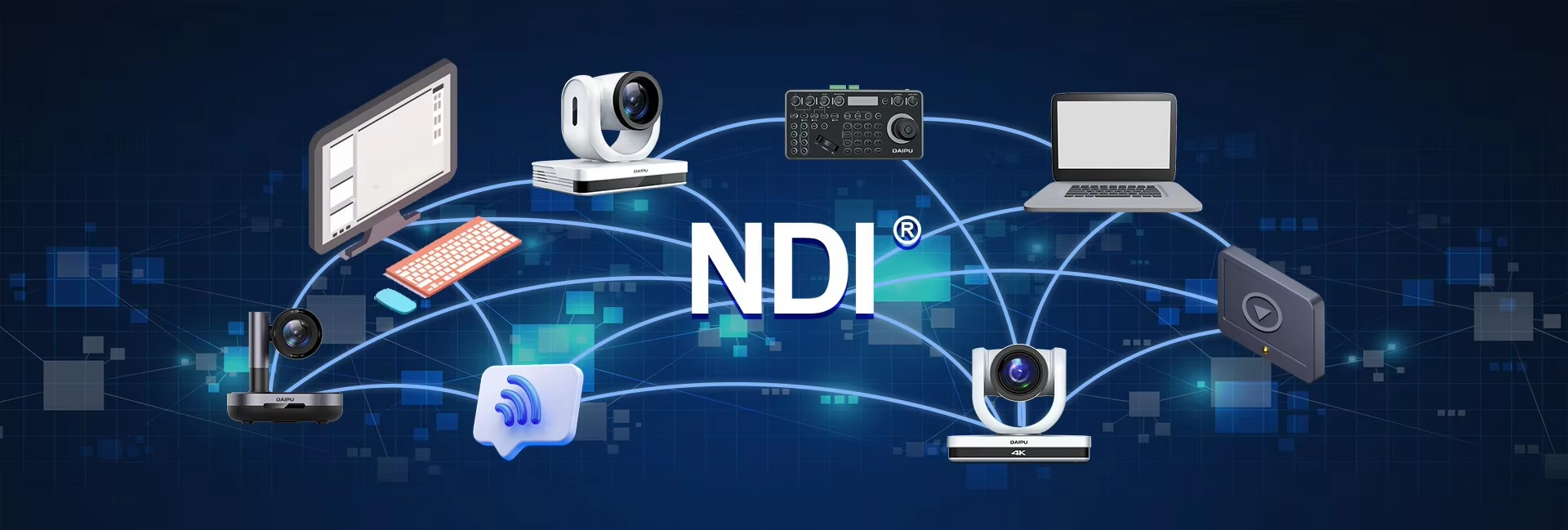 Qualität 1080P NDI PTZ Videokamera usine